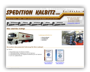 Referenz www.spedition-kalbitz.de