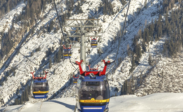 Gletscherjet I Kaprun