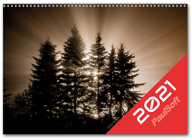Deckblatt PaulSoft Kalender 2021